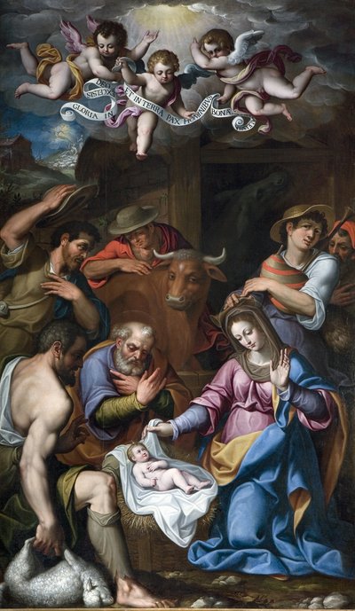 Adoration of the Shepherds by Paolo Camillo Landriani
